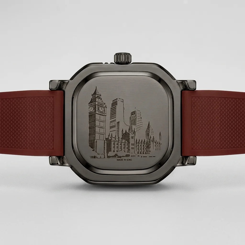 HeroForce 5051P Red Strap Edition - Case back