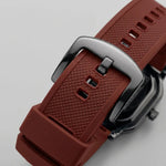 HeroForce 5051P Red Strap Edition - Close-up of a watch strap