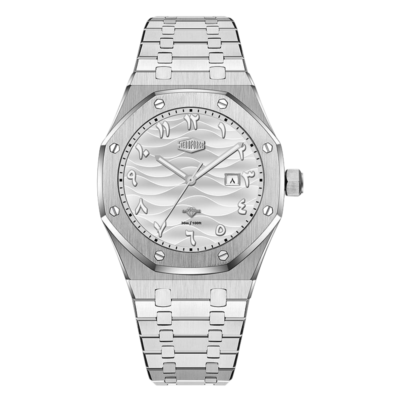 HeroForce 5070B white dial arabic numerals