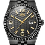 Heroforce 5036B Ocean Wav - blue ocean wave dial