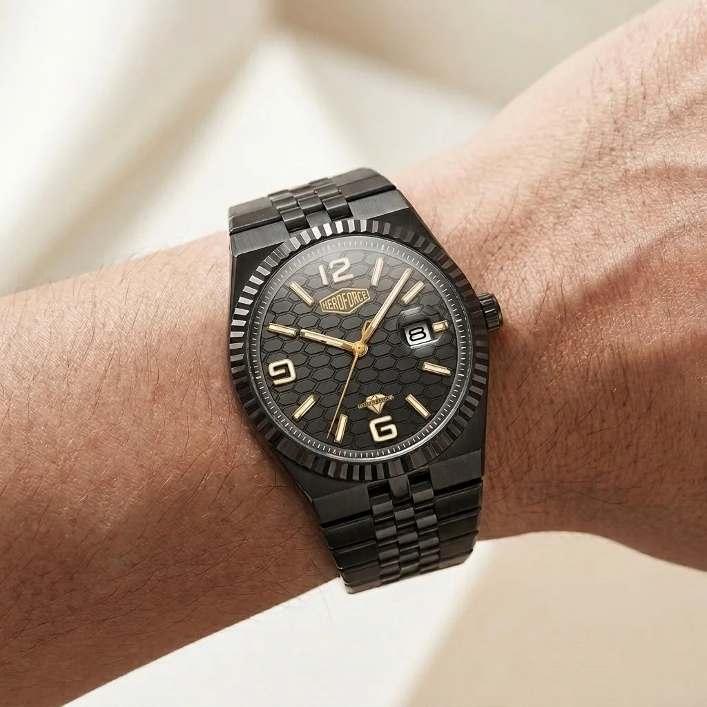 Heroforce_5036B_Ocean_Wave_Arabic_Dial_Watch_-_wrist_worn