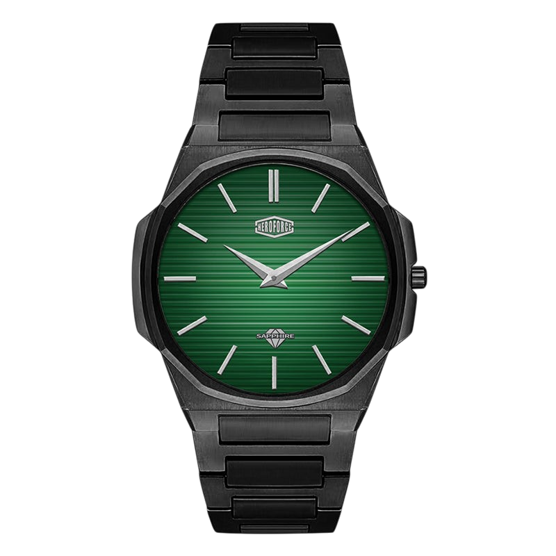 Heroforce 5037A Full matte back, Green Dial