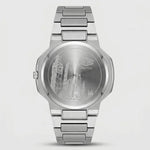 Heroforce 5037A Luxury Octagonal Watch Silver Steel Light Edition case back