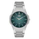 front view teal dial