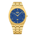 Heroforce 5038 - gold case blue dial