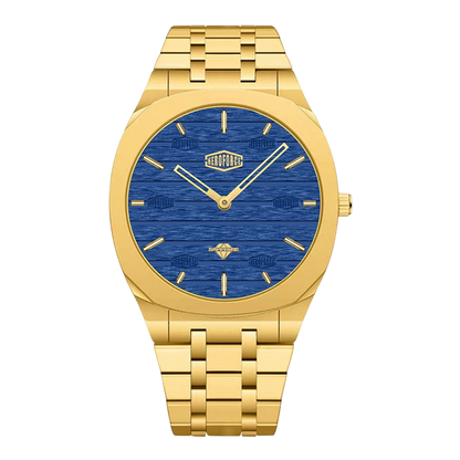 Heroforce 5038 - gold case blue dial