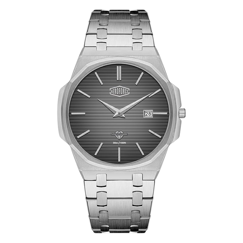 Heroforce 5040B - Grey Dial, full product shot