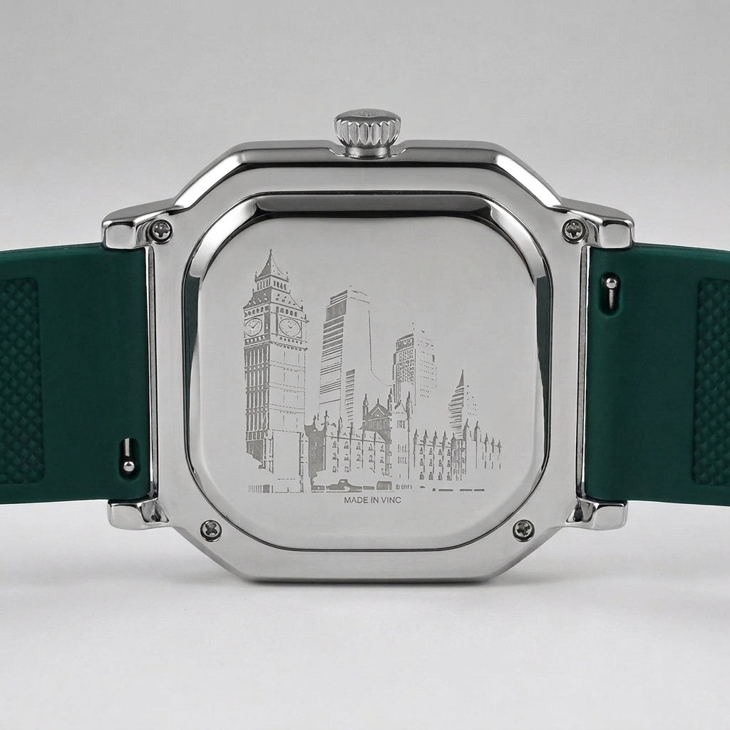 Heroforce 5051P Men's Bus - engraved caseback, luxury watch