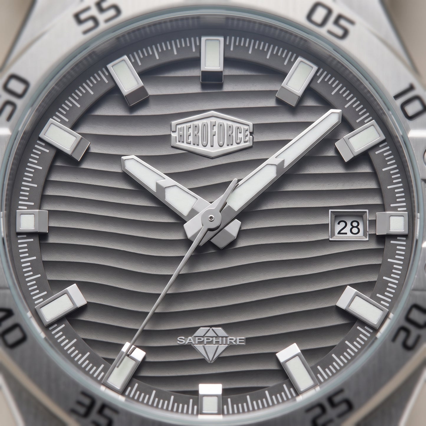 Heroforce 5043 Octagonal Watch - Octagonal Bezel Watch Sapphire