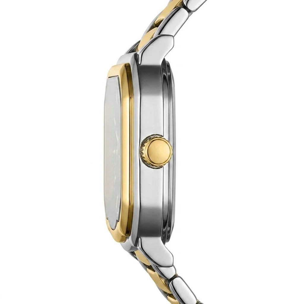 side view gold crown