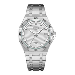 front view white dial