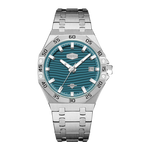 front view blue dial
