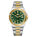 Silver Gold Green