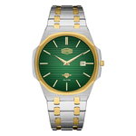 front view green dial