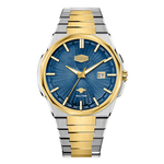 blue dial two-tone