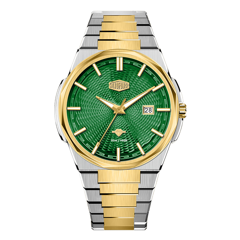 green dial two-tone