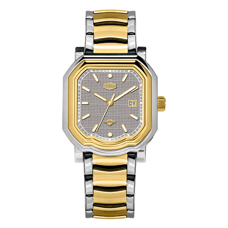 front grey textured dial
