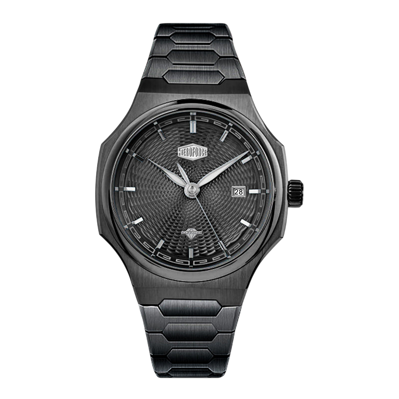 all black gunmetal