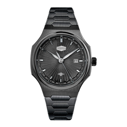all black gunmetal