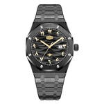 black gold Arabic dial