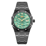 black gold green dial