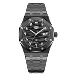 black silver Arabic dial