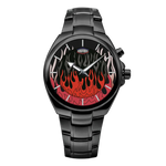 black watch red flames