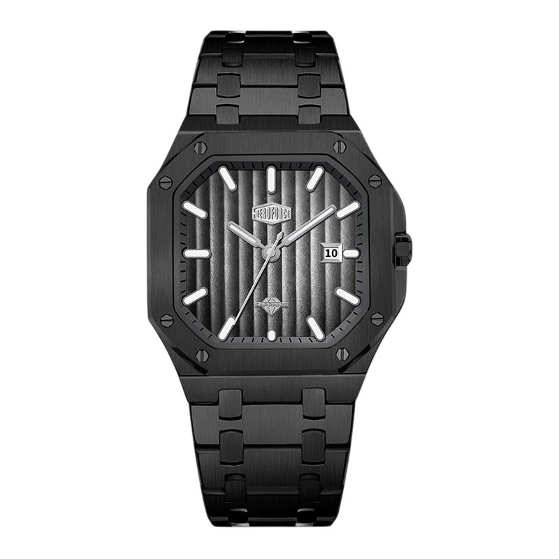 black watch silver accents