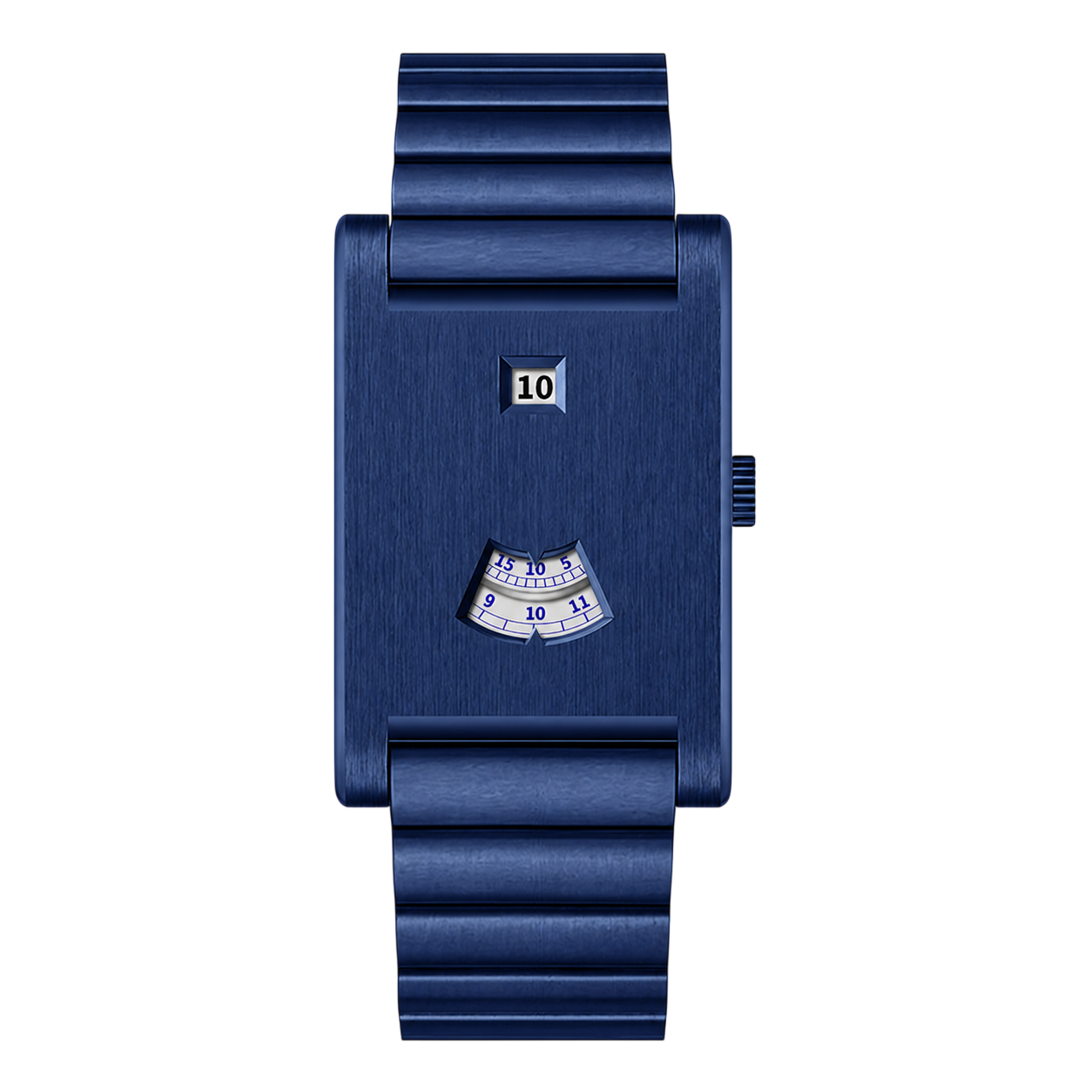 blue unique watch face