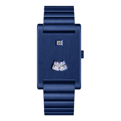 blue unique watch face