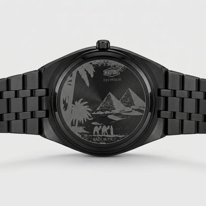 watch back engraving pyramids