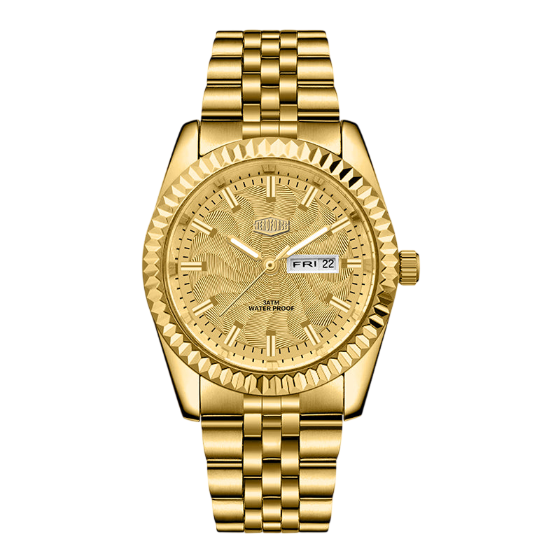 HeroForce 5083 — FLURION - gold watch gold dial