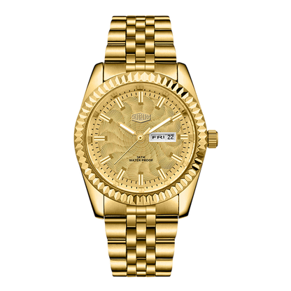 gold case gold dial