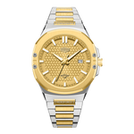 front view gold dial