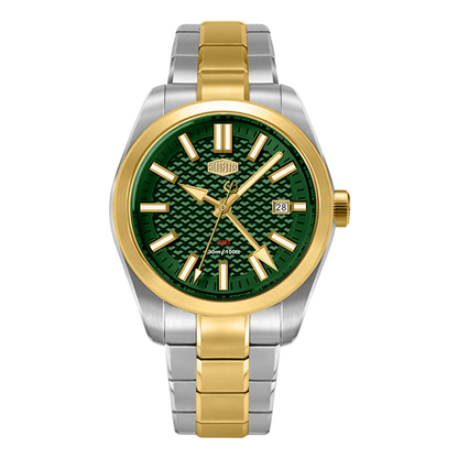 green dial watch face