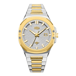 front view silver dial