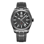 gunmetal watch, dark dial