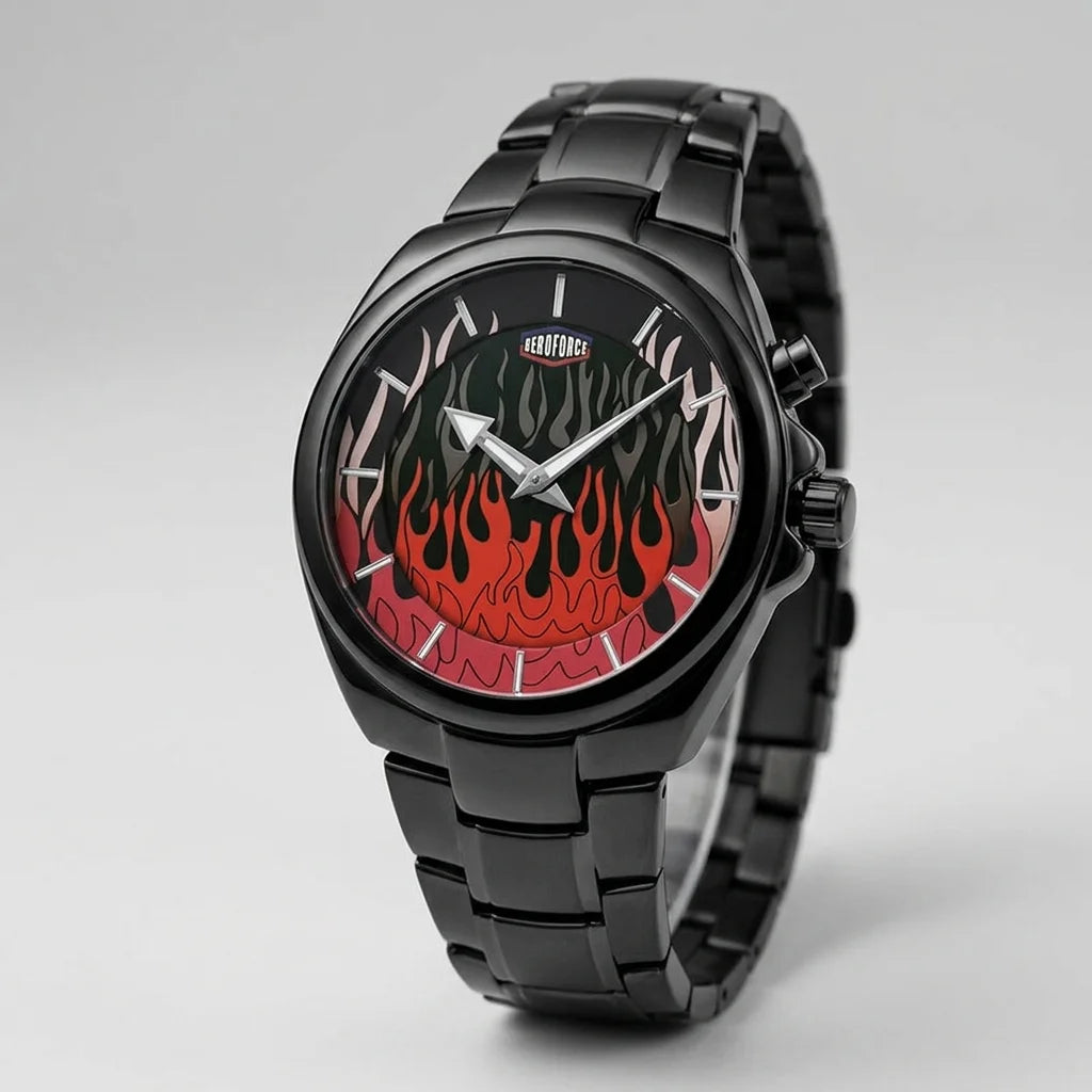 Heroforce 2020 Red Flame - premium luxury photorealistic studio