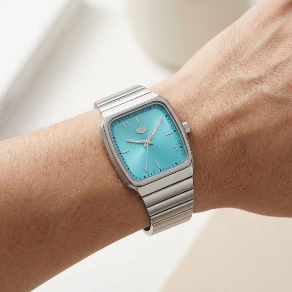 HeroForce 5002 - Luxury S - luxury wristwatch, on wrist, soft daylight, modern elegant