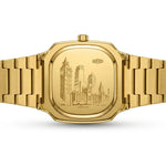 Heroforce 5002B Men's Ana - watch case back, engraved detail, luxury, studio photography