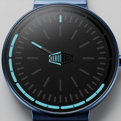 Heroforce 5003A Midnight - Cyber Watch, Stainless Steel, Modern Design, Quiet Luxury