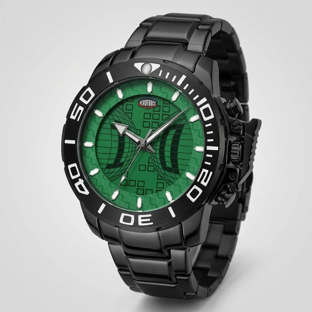 HeroForce 5004 - Luxury timepiece, Studio hero shot, Crisp detail