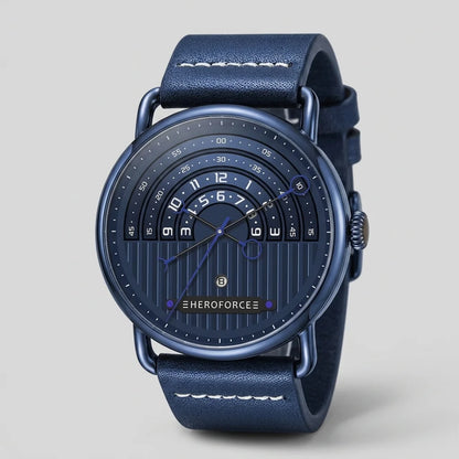 HeroForce 5005A Blue Ed - blue dial luxury steel
