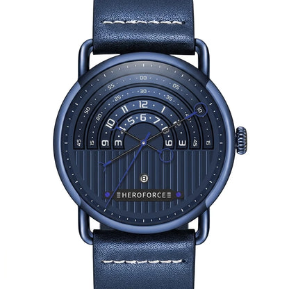HeroForce 5005A Blue Ed - blue dial, macro, luxury, studio