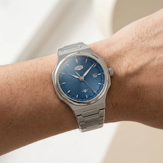 Heroforce 5006 Silver Dar - silver luxury wrist watch