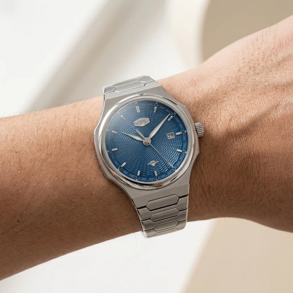 Heroforce 5006 Silver Dar - silver luxury wrist watch
