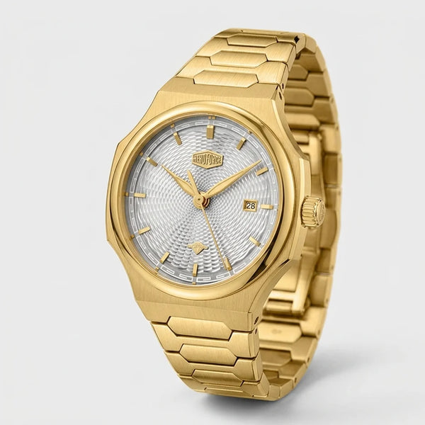 Heroforce 5006 Sunburst R - luxury chronograph, sunburst dial, metal case