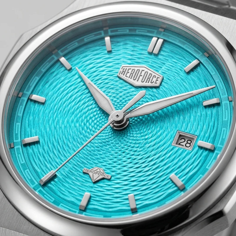 Heroforce 5006 Sunburst R - luxury watch, radial dial, sunburst ripple