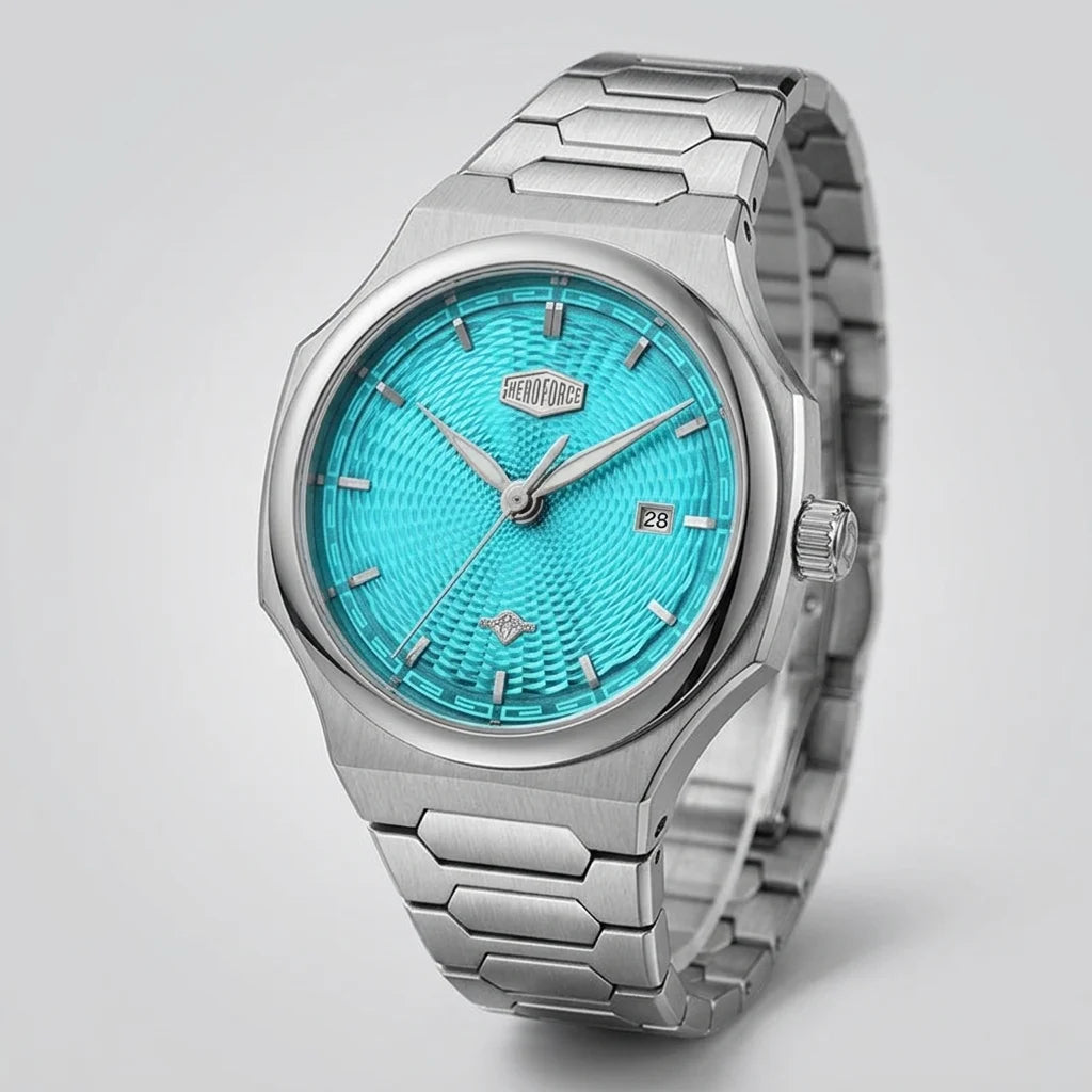 Heroforce 5006 Sunburst R - premium, elegant, studio, timepiece