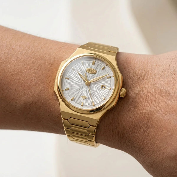 Heroforce 5006 Sunburst R - wrist worn, luxury, sunburst dial, natural light